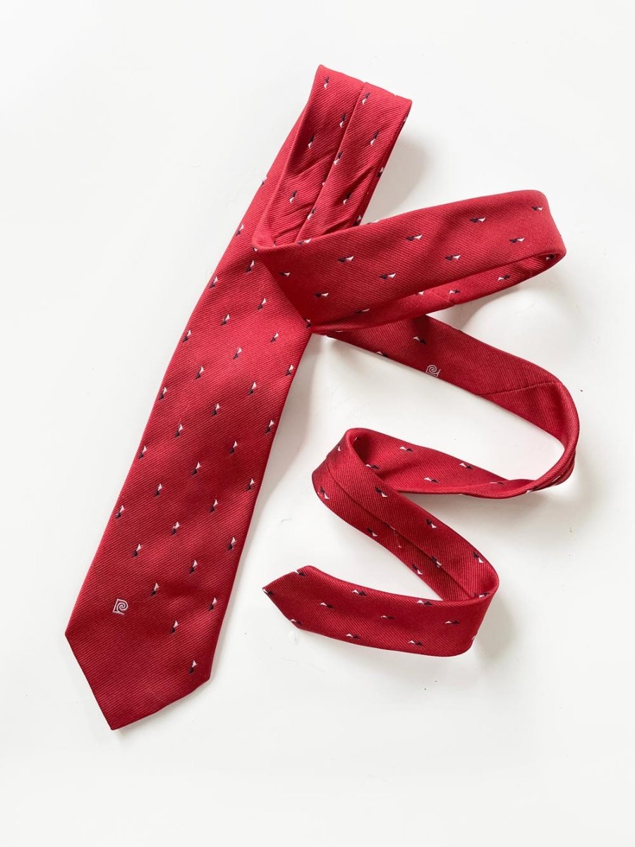 vintage pierre cardin P logo tie - good market thrift store