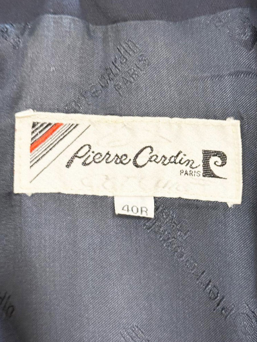 vintage pierre cardin paris double breasted belted trench coat - good market thrift store