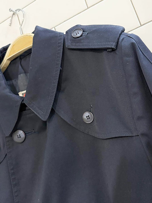 vintage pierre cardin paris double breasted belted trench coat - good market thrift store