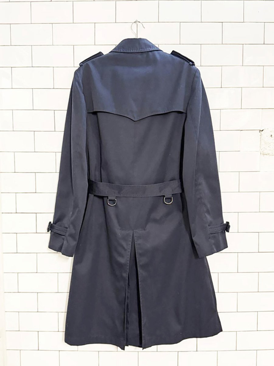vintage pierre cardin paris double breasted belted trench coat - good market thrift store
