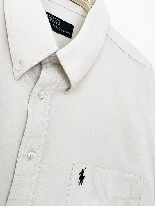 vintage polo ralph lauren sporty prep cropped shirt | rework - good market thrift store