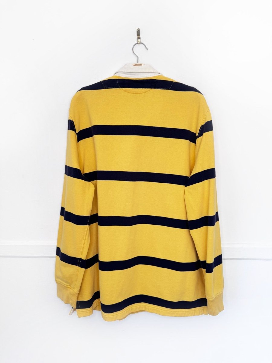 vintage polo ralph lauren striped rugby long sleeve shirt - good market thrift store