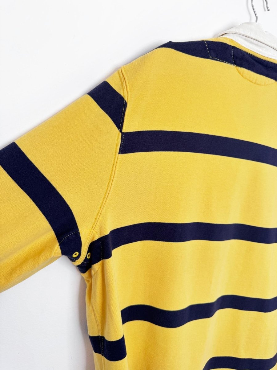 vintage polo ralph lauren striped rugby long sleeve shirt - good market thrift store