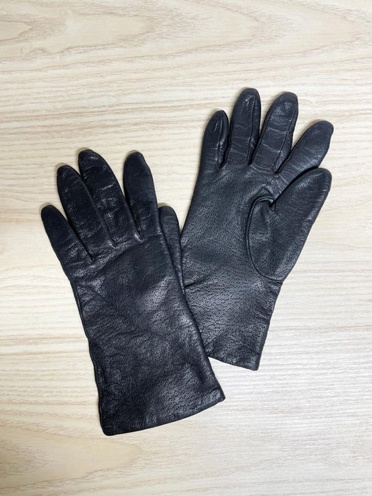vintage principles soft leather gloves | lined - good market thrift store