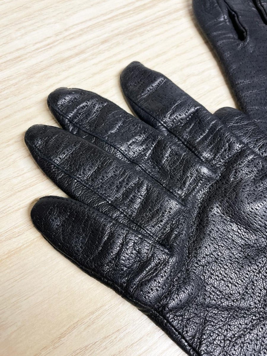 vintage principles soft leather gloves | lined - good market thrift store