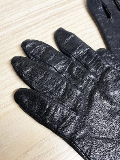 vintage principles soft leather gloves | lined - good market thrift store
