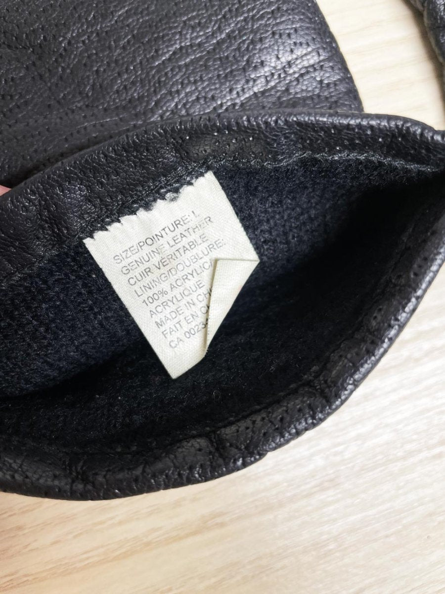 vintage principles soft leather gloves | lined - good market thrift store