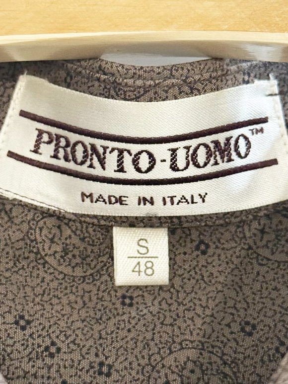 vintage pronto - uomo paisley flowy dress shirt | made in Italy - good market thrift store