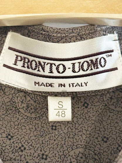 vintage pronto - uomo paisley flowy dress shirt | made in Italy - good market thrift store