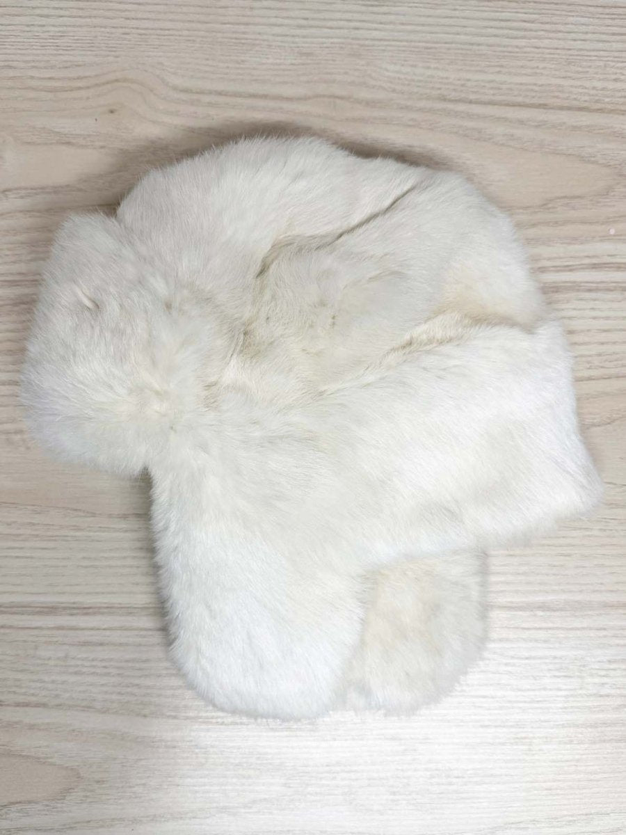 vintage rabbit fur trapper hat - good market thrift store