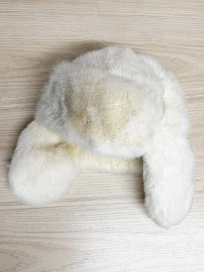 vintage rabbit fur trapper hat - good market thrift store