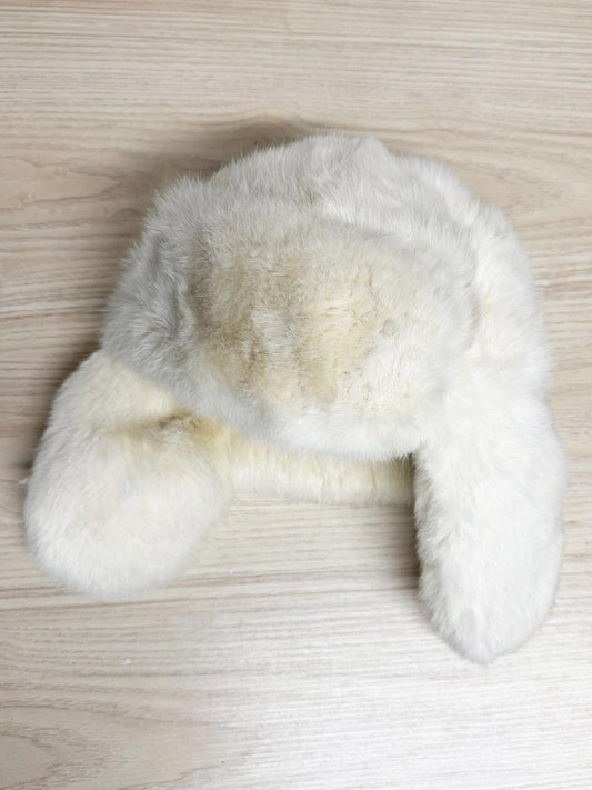 vintage rabbit fur trapper hat - good market thrift store