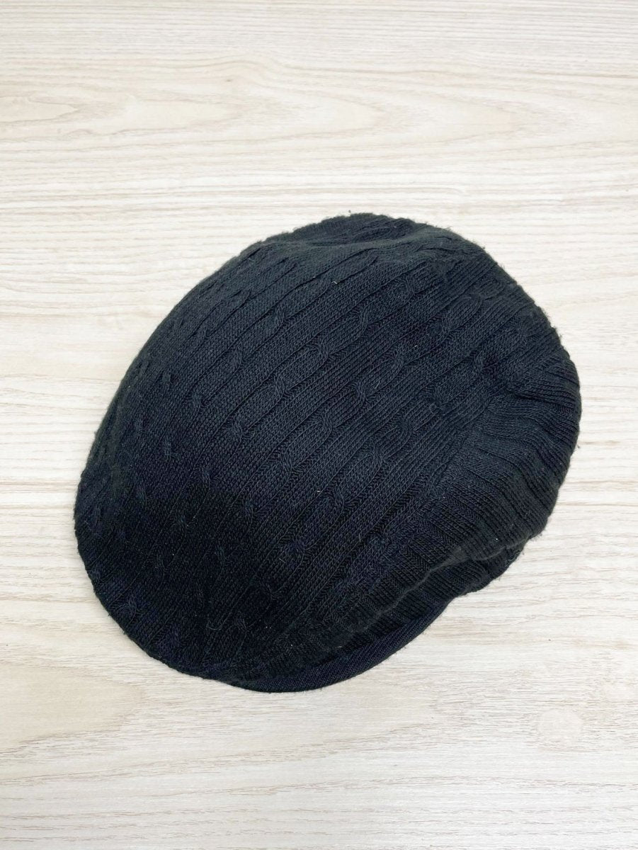 vintage refrigiwear cable knit flat cap | made in italy - good market thrift store