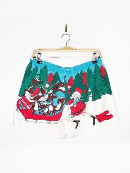 vintage reindeer takeover santa boxers gag gift | made in USA - good market thrift store