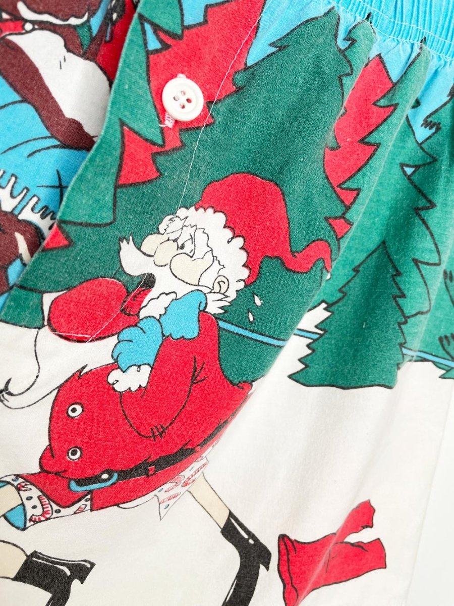 vintage reindeer takeover santa boxers gag gift | made in USA - good market thrift store