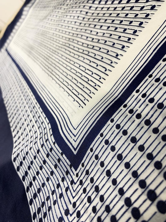 vintage retro square scarf - good market thrift store