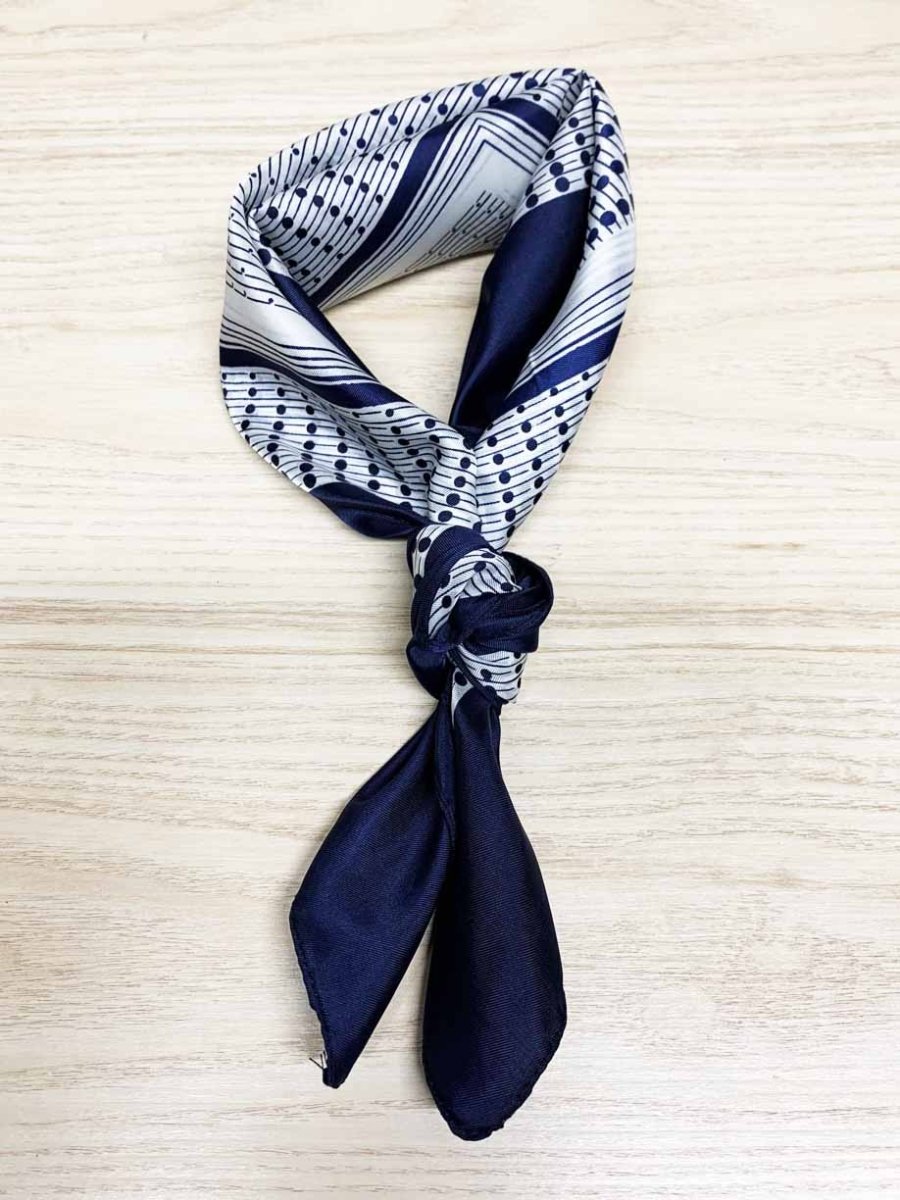 vintage retro square scarf - good market thrift store