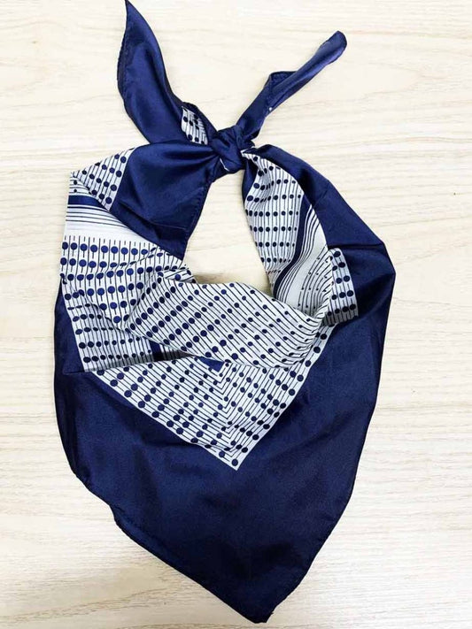 vintage retro square scarf - good market thrift store