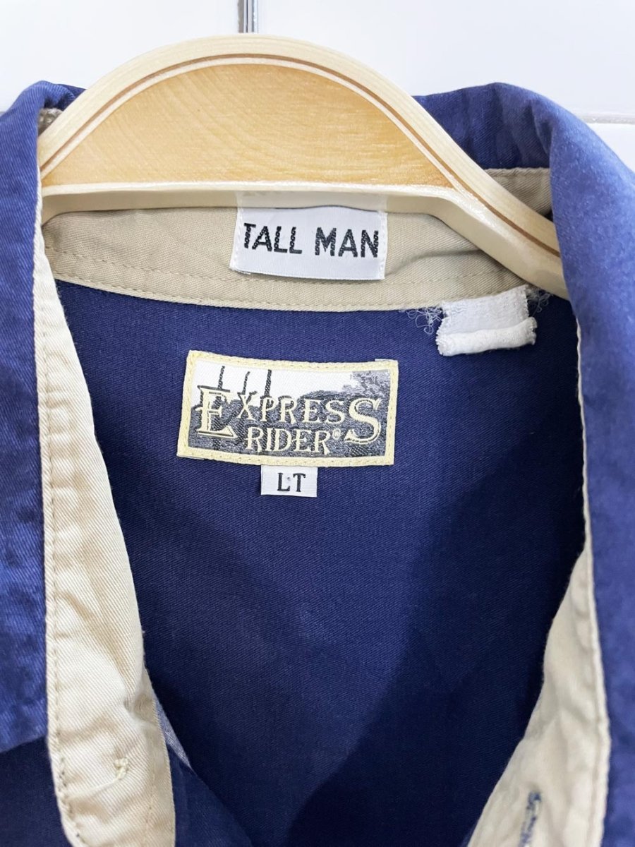 vintage rider express southwestern full button shirt - good market thrift store