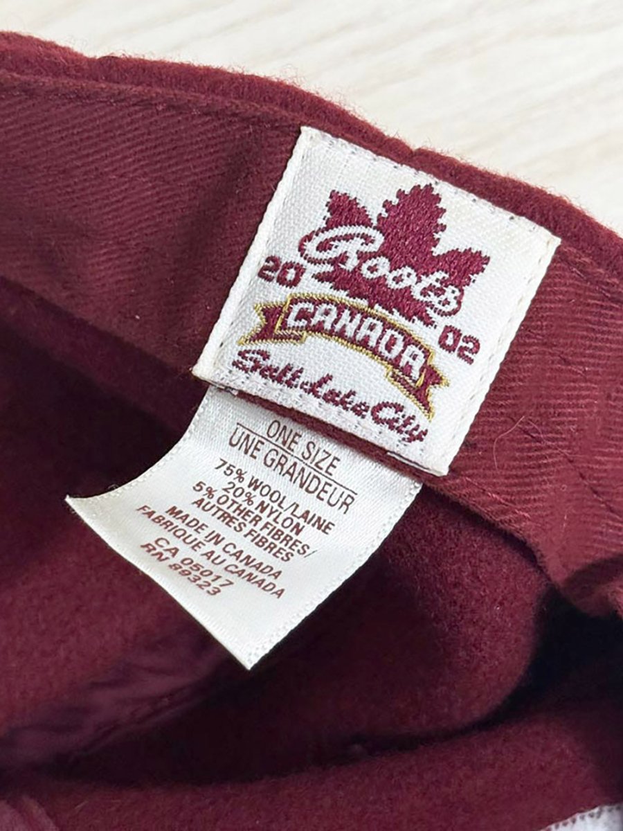 vintage roots 2002 olympic games wool - blend cap | made in Canada - good market thrift store