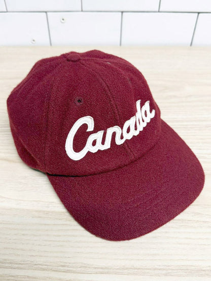 vintage roots 2002 olympic games wool - blend cap | made in Canada - good market thrift store