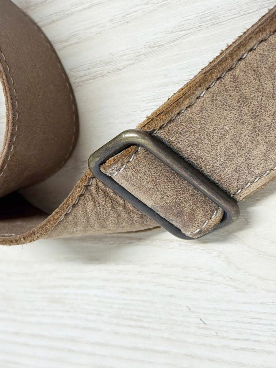 vintage roots leather crossbody bag | made in Canada - good market thrift store