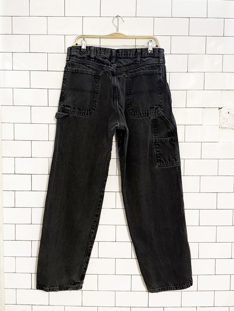 vintage rustler faded carpenter jeans - good market thrift store