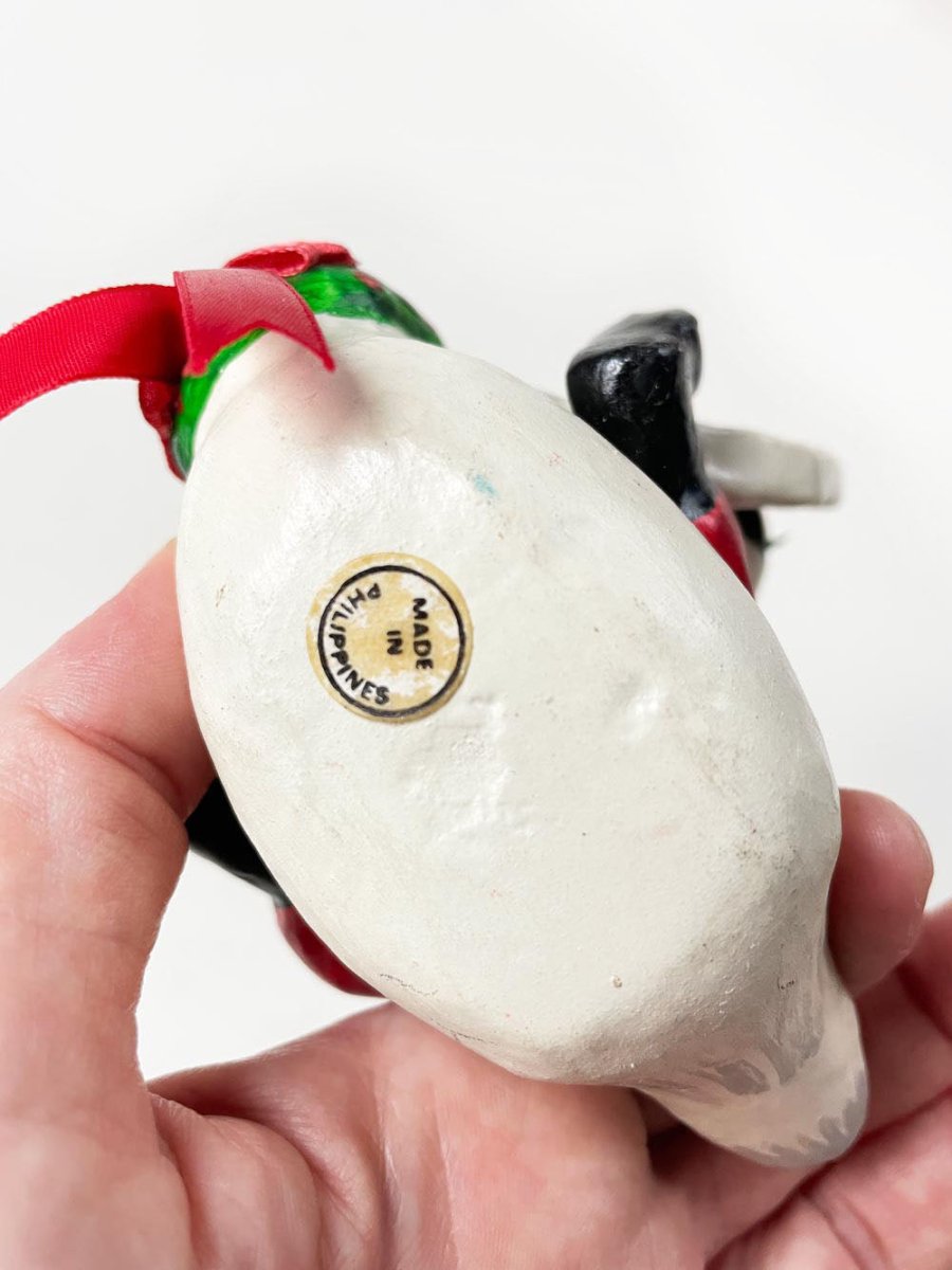 vintage santa riding animals ornaments | made in Philippines - good market thrift store