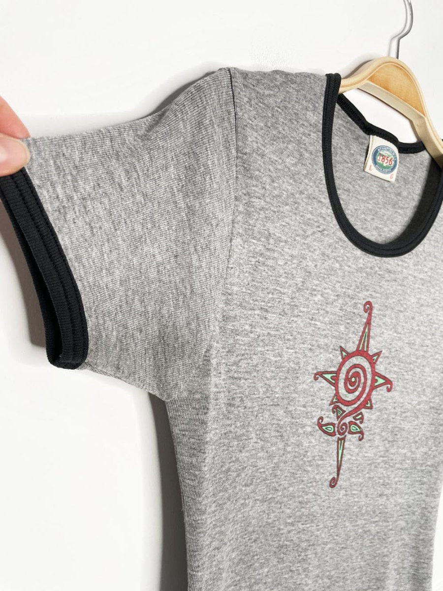 vintage sarah mclachlin 1997 baby rib ringer tee | stanfields 1856 - good market thrift store