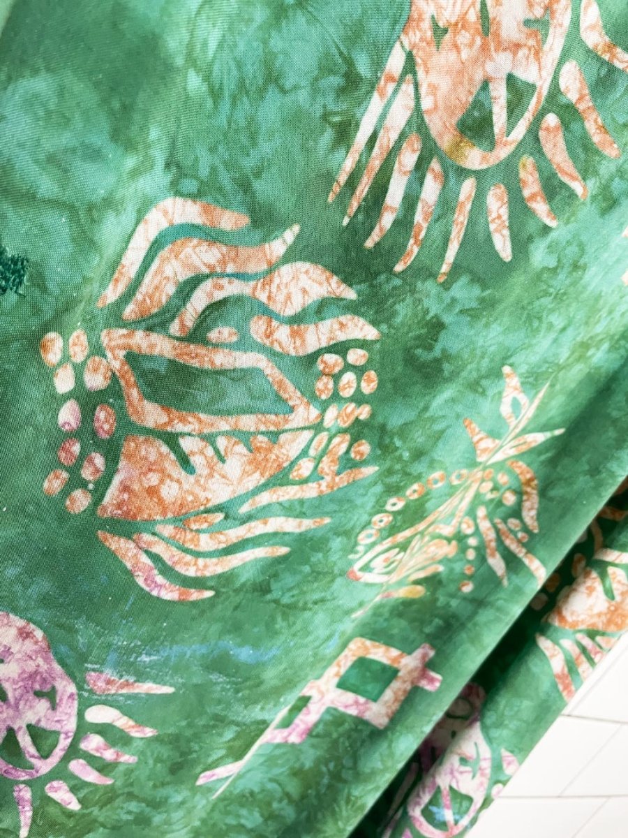vintage satu bali tie dye beach maxi dress - good market thrift store