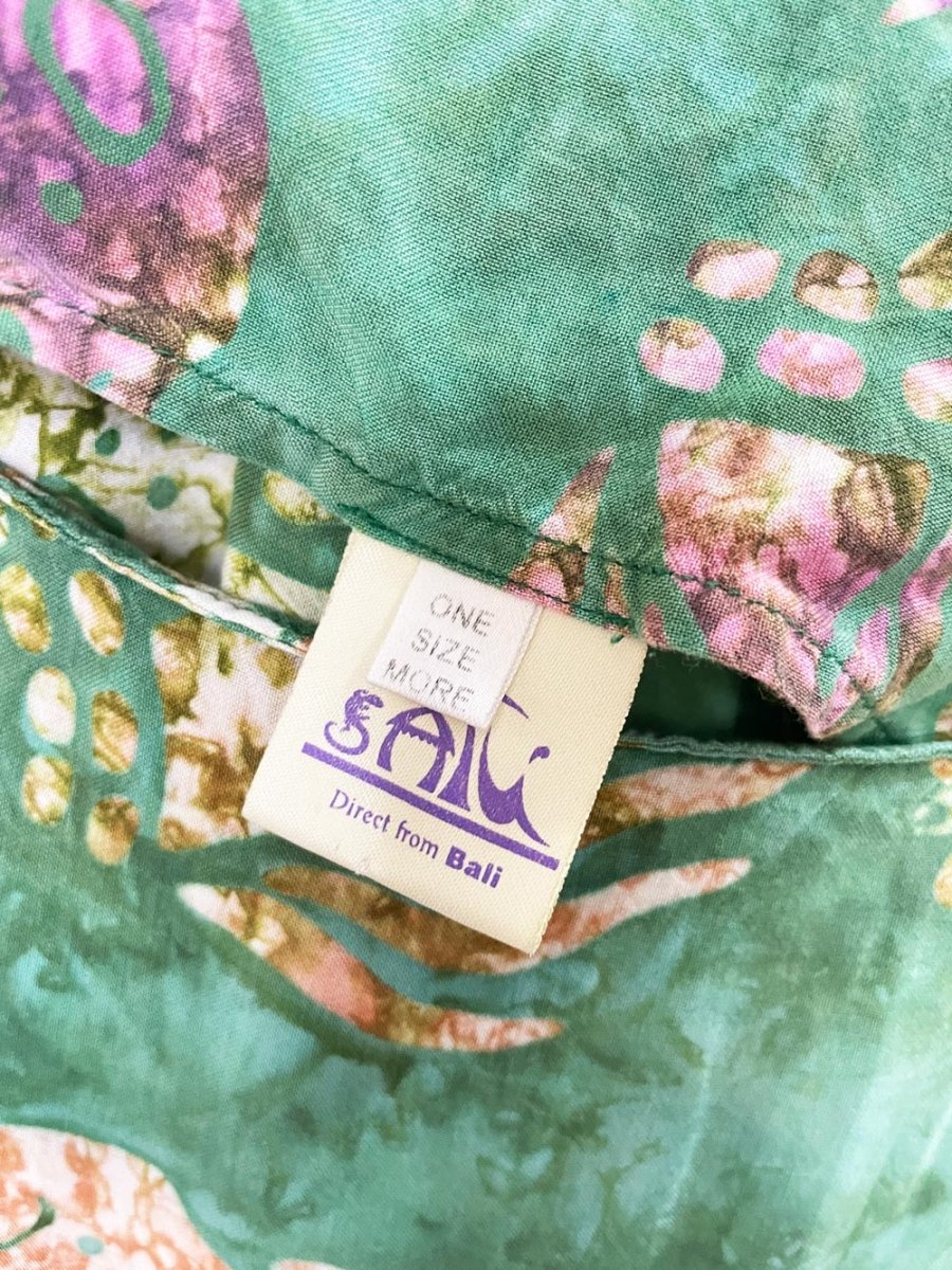 vintage satu bali tie dye beach maxi dress - good market thrift store