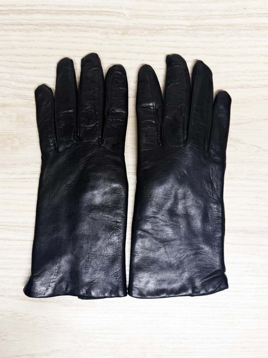 vintage sears lambskin leather gloves | rabbit fur lining | made in Italy - good market thrift store