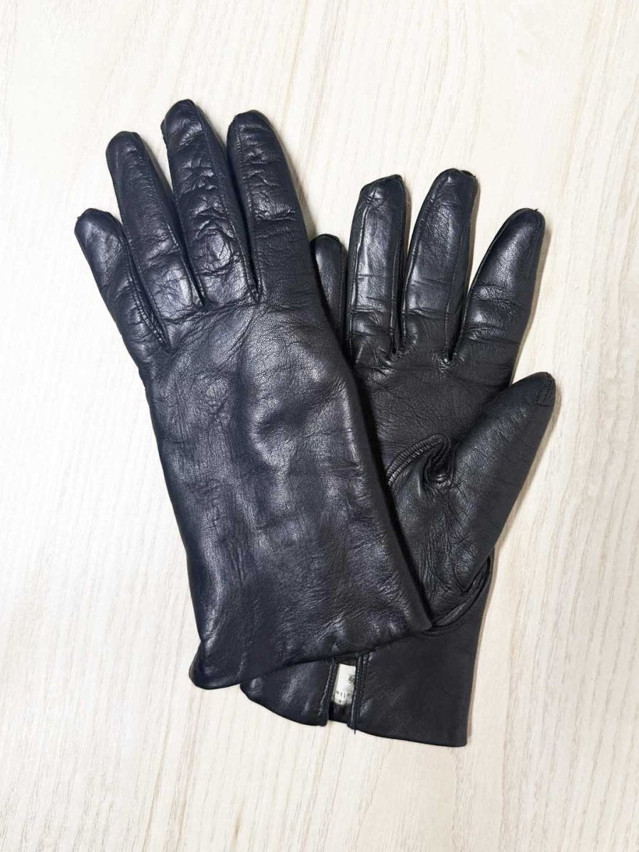 vintage sears lambskin leather gloves | rabbit fur lining | made in Italy - good market thrift store