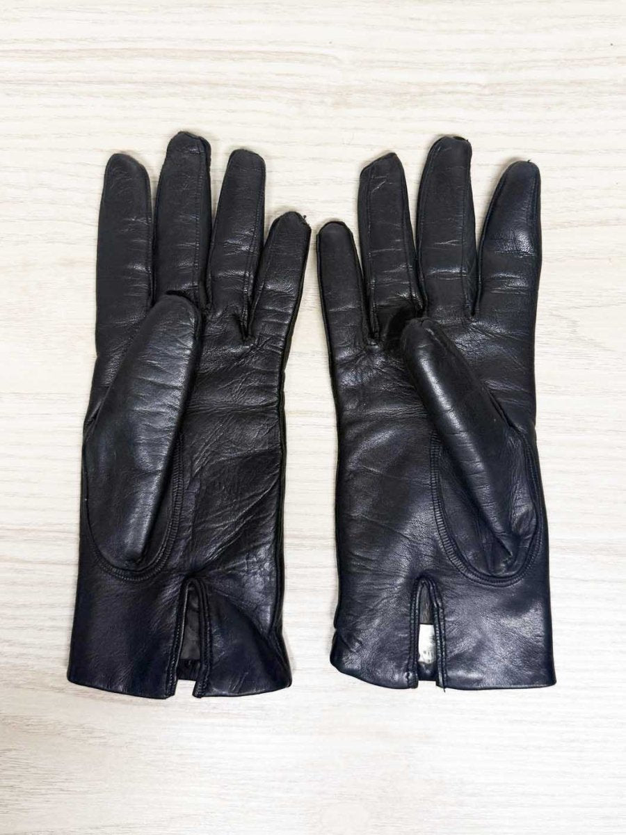 vintage sears lambskin leather gloves | rabbit fur lining | made in Italy - good market thrift store