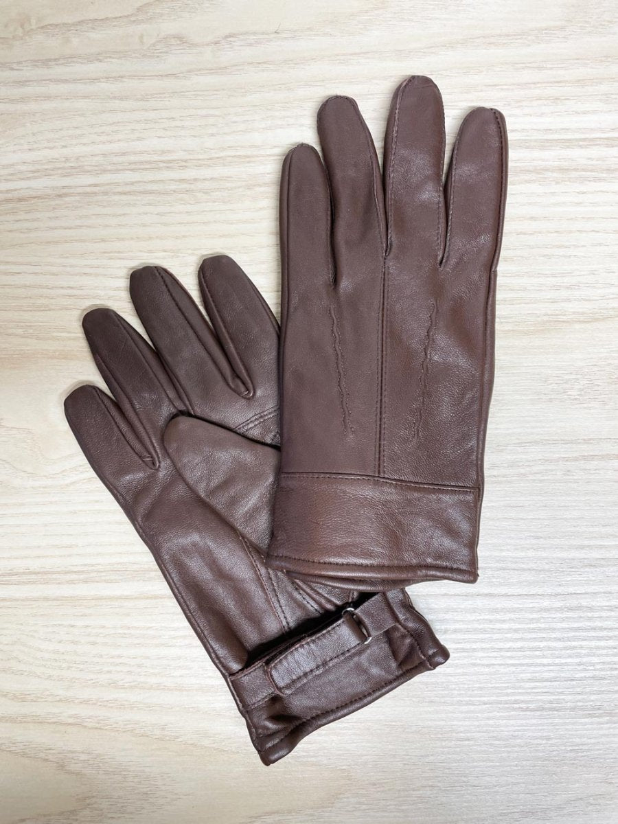 vintage sheep pleather gloves | lined - good market thrift store