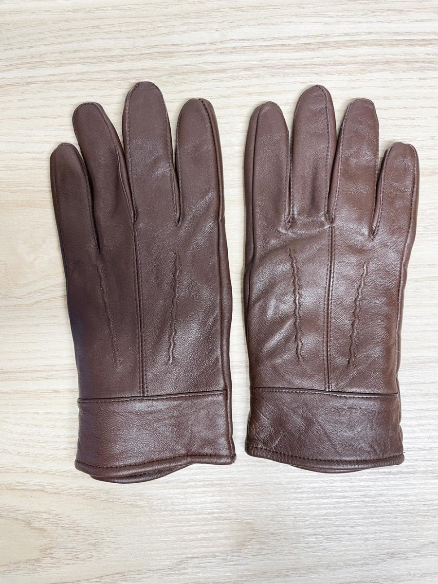 vintage sheep pleather gloves | lined - good market thrift store