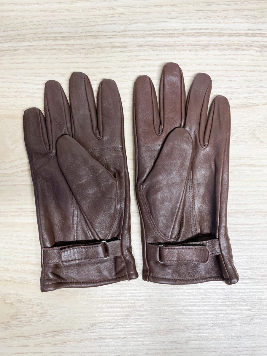 vintage sheep pleather gloves | lined - good market thrift store