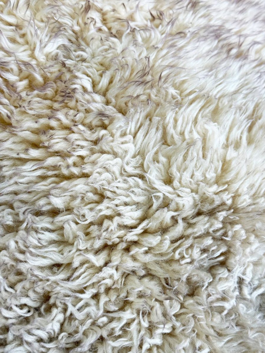 vintage sheepskin chair cover | area rug - good market thrift store