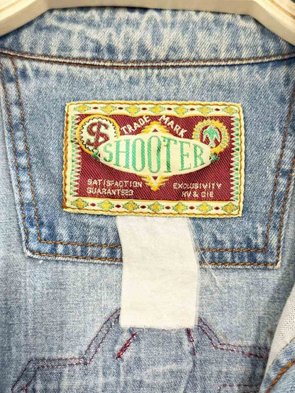vintage shooter western snap button denim shirt - good market thrift store