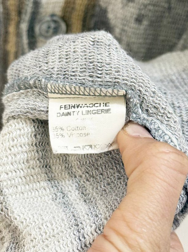 vintage signum woven abstract shirt - good market thrift store