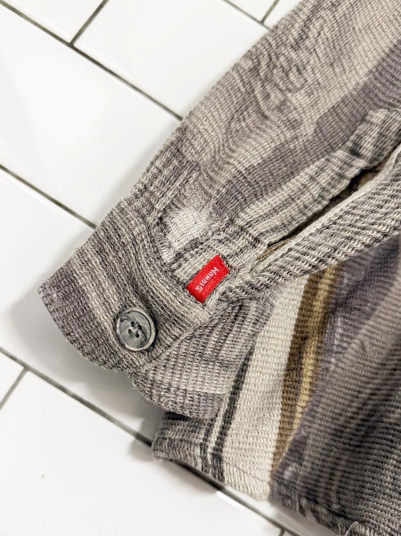 vintage signum woven abstract shirt - good market thrift store