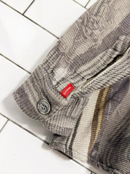 vintage signum woven abstract shirt - good market thrift store