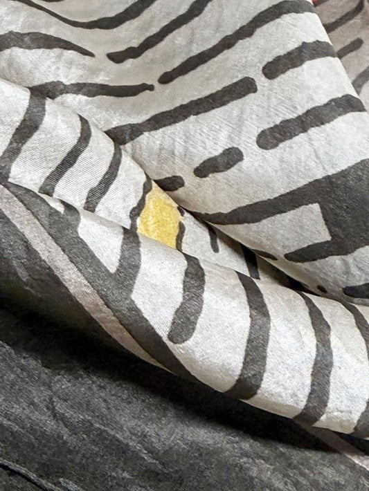vintage silk square scarf | hand - rolled edge - good market thrift store