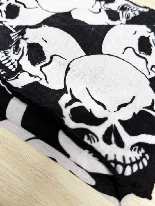 vintage skull and bones bandana - good market thrift store
