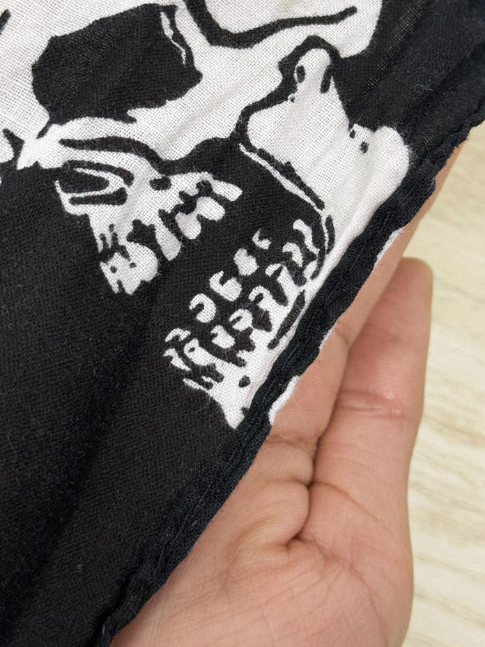 vintage skull and bones bandana - good market thrift store