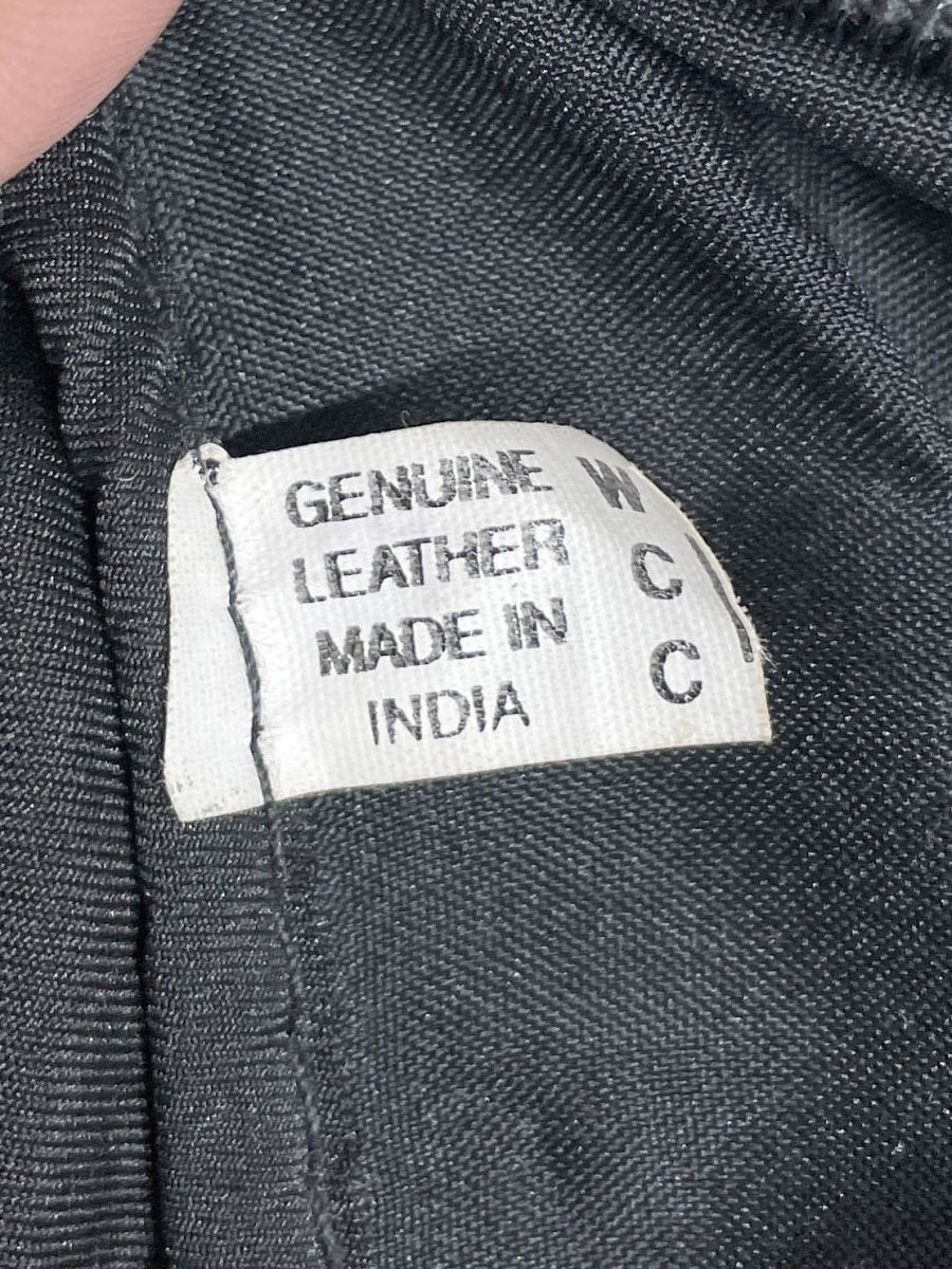 vintage soft leather belt bag | made in India - good market thrift store