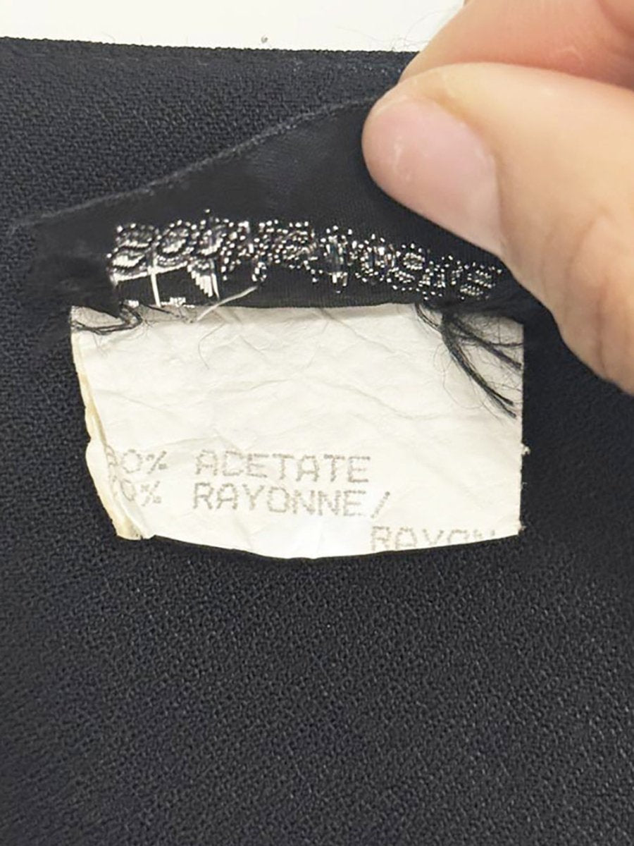 vintage sophisticate gold trim structured cropped shirt - good market thrift store