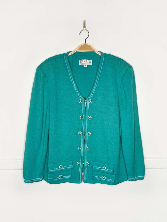 vintage st john wool knit blazer | by marie gray - good market thrift store
