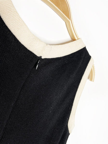 vintage st john wool sleeveless knit dress | made in USA - good market thrift store