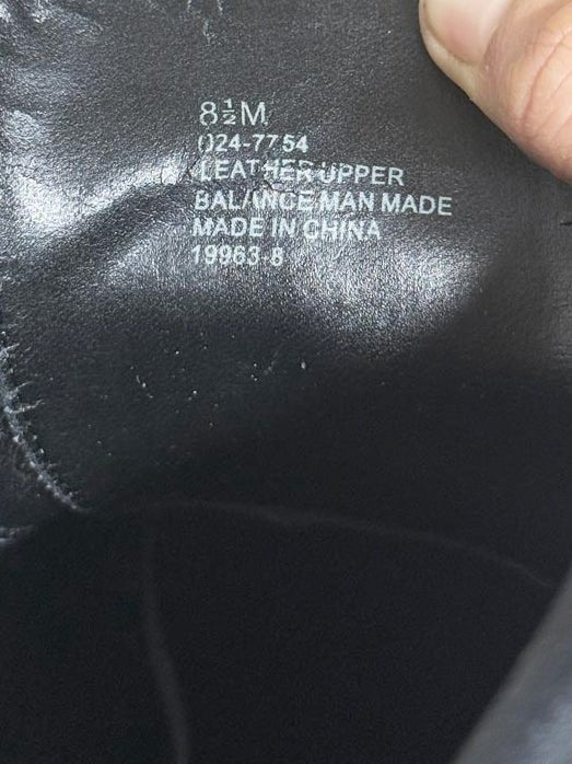 vintage st johns bay leather square toe collared lace up boots - good market thrift store